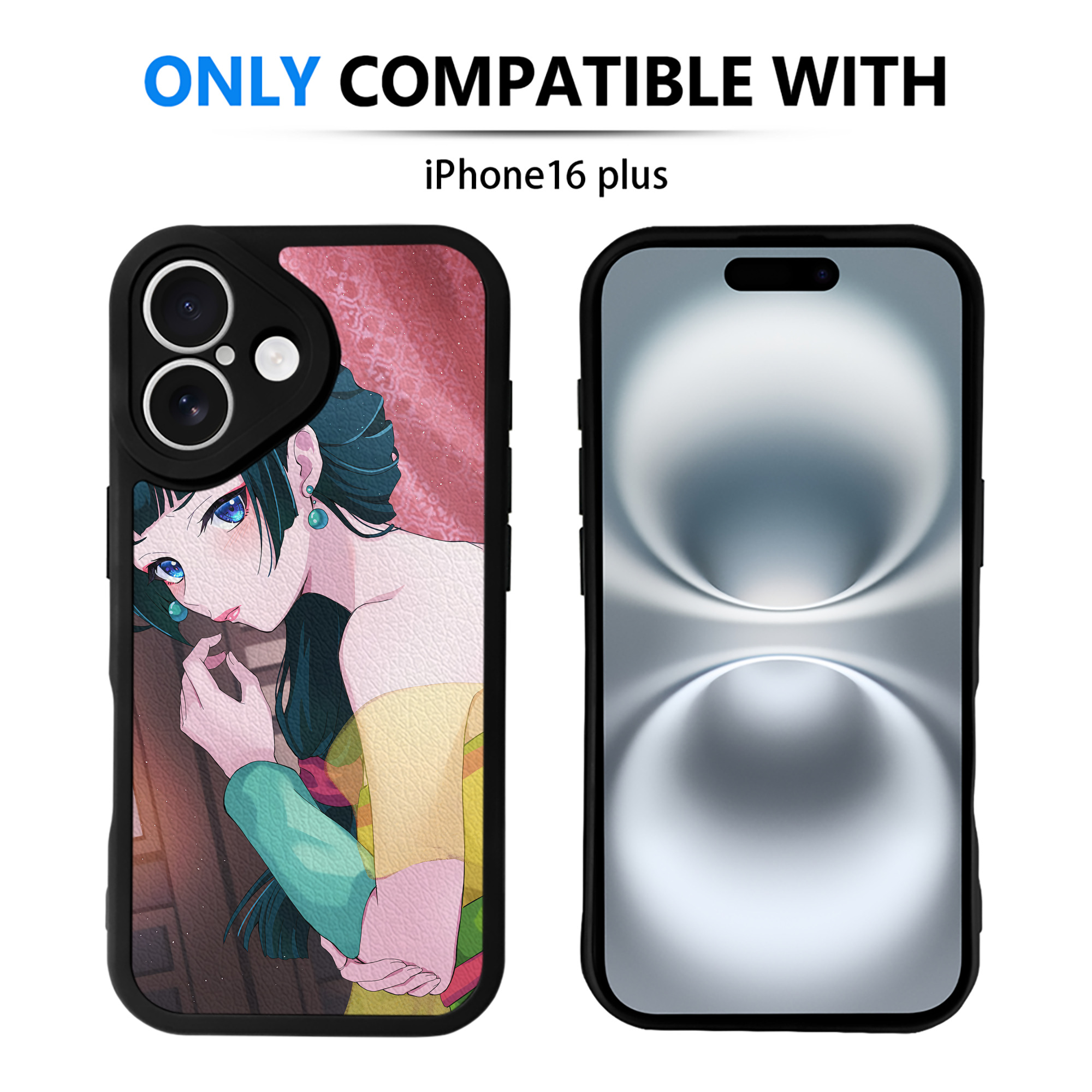 （画像用） 薬屋のひとりごと The Apothecary Diaries 【iPhone 16シリーズ対応】シリコンスマホケース（レザー調） 材質：シリコン